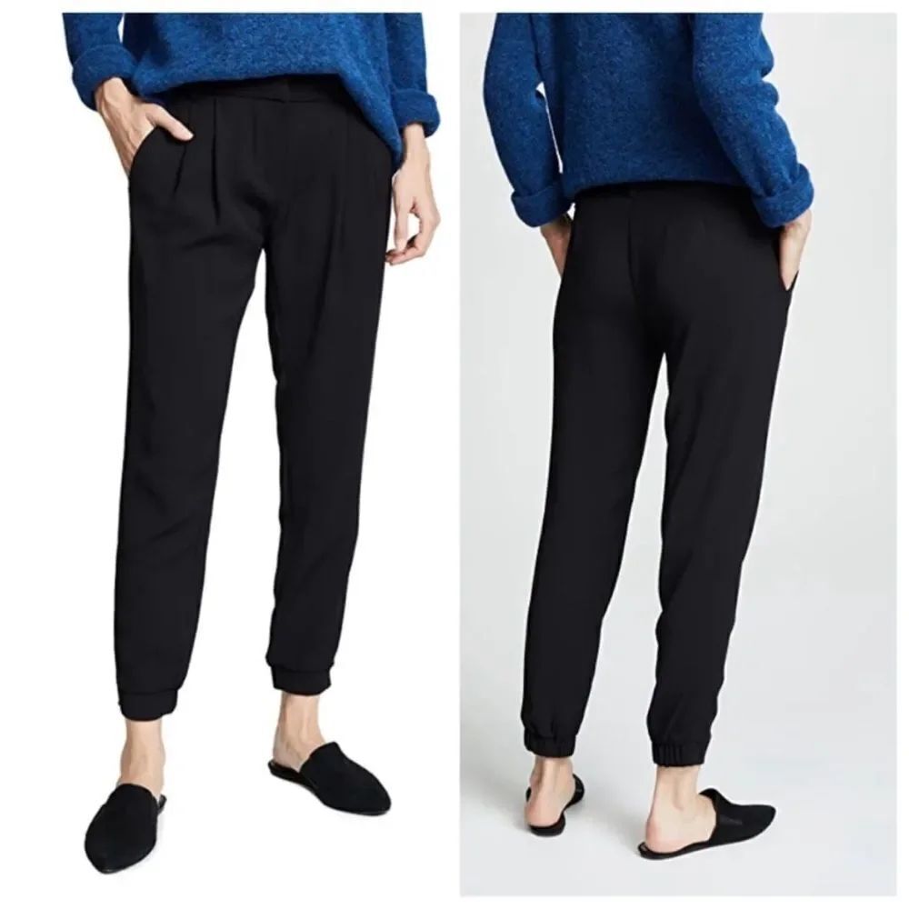 ANTHROPOLOGIE | PARKER Black Morgan Jogger Slacks Pants Women’s Size 12